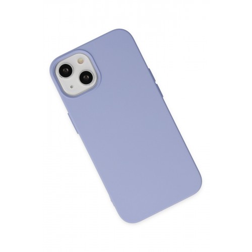 Newface iPhone 14 Kılıf Nano içi Kadife Silikon - Lila Newface iPhone 14 Kılıf Nano içi Kadife Silikon - Lila