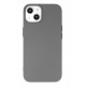Newface iPhone 14 Kılıf Nano içi Kadife Silikon - Gri Newface iPhone 14 Kılıf Nano içi Kadife Silikon - Gri