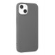Newface iPhone 14 Kılıf Nano içi Kadife Silikon - Gri Newface iPhone 14 Kılıf Nano içi Kadife Silikon - Gri