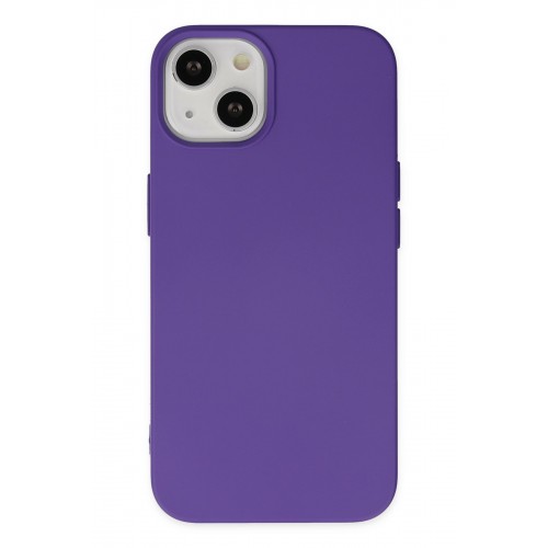 Newface iPhone 14 Plus Kılıf Nano içi Kadife Silikon - Mor Newface iPhone 14 Plus Kılıf Nano içi Kadife Silikon - Mor