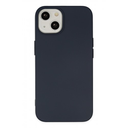 Newface iPhone 14 Plus Kılıf Nano içi Kadife Silikon - Lacivert Newface iPhone 14 Plus Kılıf Nano içi Kadife Silikon - Lacivert