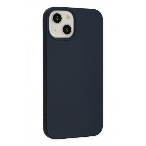 Newface iPhone 14 Plus Kılıf Nano içi Kadife Silikon - Lacivert Newface iPhone 14 Plus Kılıf Nano içi Kadife Silikon - Lacivert