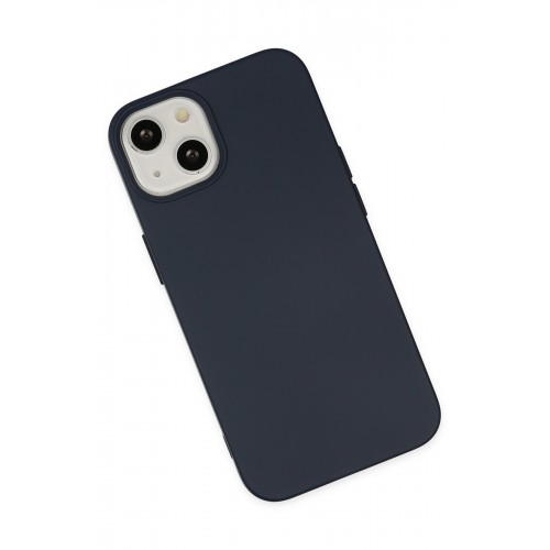 Newface iPhone 14 Plus Kılıf Nano içi Kadife Silikon - Lacivert Newface iPhone 14 Plus Kılıf Nano içi Kadife Silikon - Lacivert