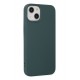 Newface iPhone 14 Plus Kılıf Nano içi Kadife Silikon - Koyu Yeşil Newface iPhone 14 Plus Kılıf Nano içi Kadife Silikon - Koyu Yeşil