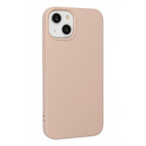 Newface iPhone 14 Plus Kılıf Nano içi Kadife Silikon - Pudra Newface iPhone 14 Plus Kılıf Nano içi Kadife Silikon - Pudra