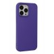 Newface iPhone 14 Pro Kılıf Nano içi Kadife Silikon - Mor Newface iPhone 14 Pro Kılıf Nano içi Kadife Silikon - Mor