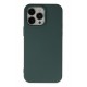 Newface iPhone 14 Pro Kılıf Nano içi Kadife Silikon - Koyu Yeşil Newface iPhone 14 Pro Kılıf Nano içi Kadife Silikon - Koyu Yeşil