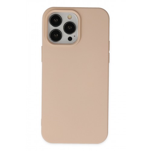 Newface iPhone 14 Pro Kılıf Nano içi Kadife Silikon - Pudra Newface iPhone 14 Pro Kılıf Nano içi Kadife Silikon - Pudra