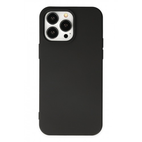 Newface iPhone 14 Pro Max Kılıf Nano içi Kadife Silikon - Siyah Newface iPhone 14 Pro Max Kılıf Nano içi Kadife Silikon - Siyah