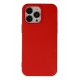 Newface iPhone 14 Pro Max Kılıf Nano içi Kadife Silikon - Kırmızı Newface iPhone 14 Pro Max Kılıf Nano içi Kadife Silikon - Kırmızı