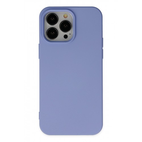 Newface iPhone 14 Pro Max Kılıf Nano içi Kadife Silikon - Lila Newface iPhone 14 Pro Max Kılıf Nano içi Kadife Silikon - Lila