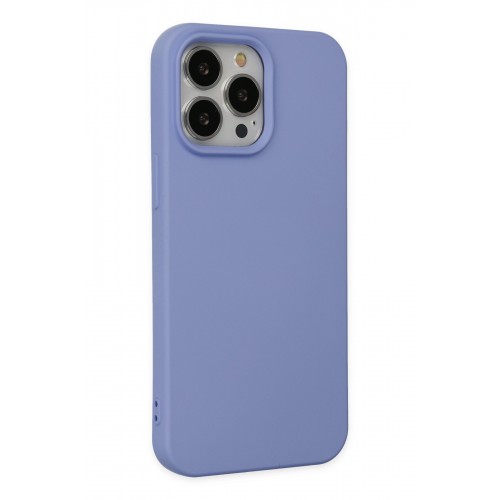 Newface iPhone 14 Pro Max Kılıf Nano içi Kadife Silikon - Lila Newface iPhone 14 Pro Max Kılıf Nano içi Kadife Silikon - Lila
