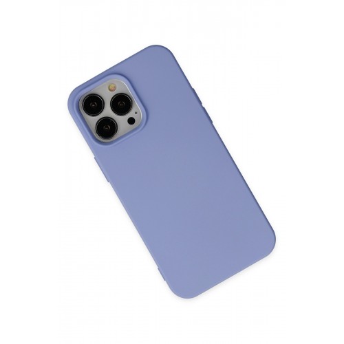 Newface iPhone 14 Pro Max Kılıf Nano içi Kadife Silikon - Lila Newface iPhone 14 Pro Max Kılıf Nano içi Kadife Silikon - Lila