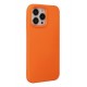 Newface iPhone 14 Pro Max Kılıf Nano içi Kadife Silikon - Turuncu Newface iPhone 14 Pro Max Kılıf Nano içi Kadife Silikon - Turuncu