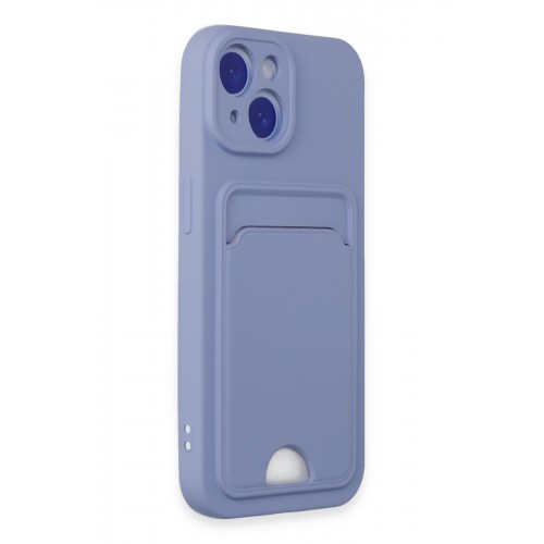 Newface iPhone 14 Kılıf Kelvin Kartvizitli Silikon - Lila Newface iPhone 14 Kılıf Kelvin Kartvizitli Silikon - Lila