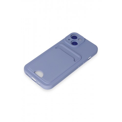 Newface iPhone 14 Kılıf Kelvin Kartvizitli Silikon - Lila Newface iPhone 14 Kılıf Kelvin Kartvizitli Silikon - Lila