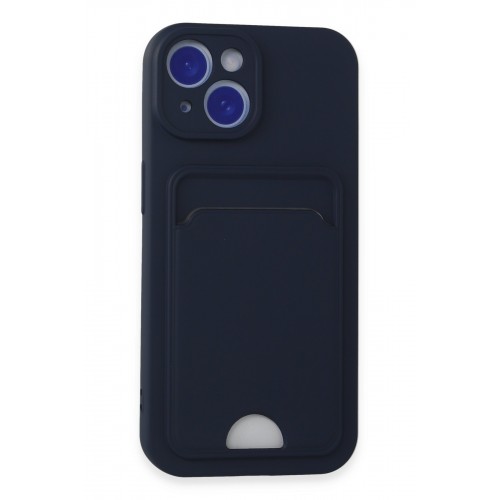 Newface iPhone 14 Kılıf Kelvin Kartvizitli Silikon - Lacivert Newface iPhone 14 Kılıf Kelvin Kartvizitli Silikon - Lacivert