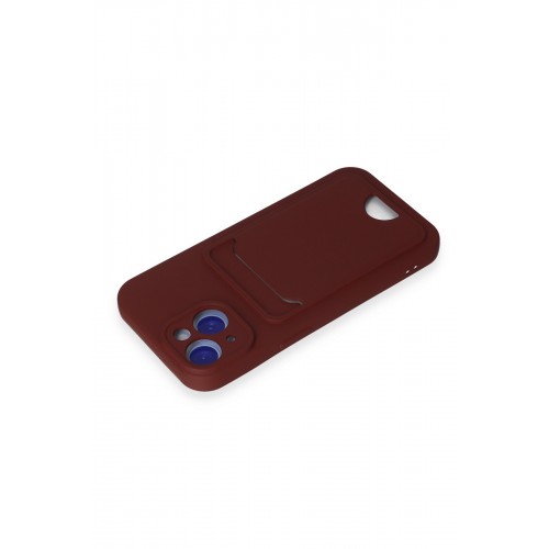 Newface iPhone 14 Kılıf Kelvin Kartvizitli Silikon - Bordo Newface iPhone 14 Kılıf Kelvin Kartvizitli Silikon - Bordo