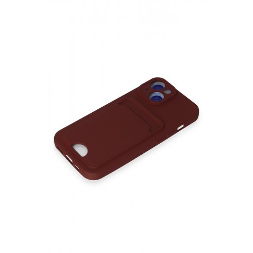 Newface iPhone 14 Kılıf Kelvin Kartvizitli Silikon - Bordo Newface iPhone 14 Kılıf Kelvin Kartvizitli Silikon - Bordo