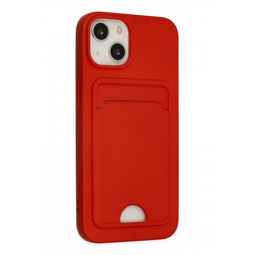 Newface iPhone 14 Plus Kılıf Kelvin Kartvizitli Silikon - Kırmızı Newface iPhone 14 Plus Kılıf Kelvin Kartvizitli Silikon - Kırmızı