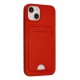 Newface iPhone 14 Plus Kılıf Kelvin Kartvizitli Silikon - Kırmızı Newface iPhone 14 Plus Kılıf Kelvin Kartvizitli Silikon - Kırmızı