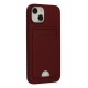 Newface iPhone 14 Plus Kılıf Kelvin Kartvizitli Silikon - Bordo Newface iPhone 14 Plus Kılıf Kelvin Kartvizitli Silikon - Bordo