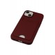 Newface iPhone 14 Plus Kılıf Kelvin Kartvizitli Silikon - Bordo Newface iPhone 14 Plus Kılıf Kelvin Kartvizitli Silikon - Bordo