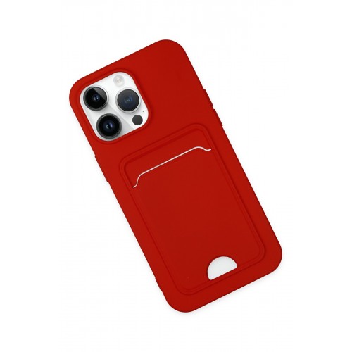 Newface iPhone 14 Pro Kılıf Kelvin Kartvizitli Silikon - Kırmızı Newface iPhone 14 Pro Kılıf Kelvin Kartvizitli Silikon - Kırmızı