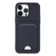 Newface iPhone 14 Pro Kılıf Kelvin Kartvizitli Silikon - Lacivert Newface iPhone 14 Pro Kılıf Kelvin Kartvizitli Silikon - Lacivert