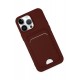 Newface iPhone 14 Pro Kılıf Kelvin Kartvizitli Silikon - Bordo Newface iPhone 14 Pro Kılıf Kelvin Kartvizitli Silikon - Bordo