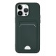 Newface iPhone 14 Pro Kılıf Kelvin Kartvizitli Silikon - Koyu Yeşil Newface iPhone 14 Pro Kılıf Kelvin Kartvizitli Silikon - Koyu Yeşil