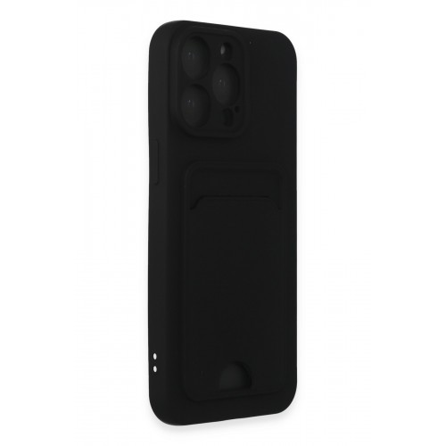 Newface iPhone 14 Pro Max Kılıf Kelvin Kartvizitli Silikon - Siyah Newface iPhone 14 Pro Max Kılıf Kelvin Kartvizitli Silikon - Siyah