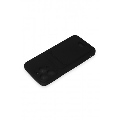 Newface iPhone 14 Pro Max Kılıf Kelvin Kartvizitli Silikon - Siyah Newface iPhone 14 Pro Max Kılıf Kelvin Kartvizitli Silikon - Siyah