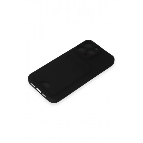 Newface iPhone 14 Pro Max Kılıf Kelvin Kartvizitli Silikon - Siyah Newface iPhone 14 Pro Max Kılıf Kelvin Kartvizitli Silikon - Siyah
