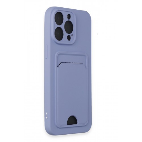 Newface iPhone 14 Pro Max Kılıf Kelvin Kartvizitli Silikon - Lila Newface iPhone 14 Pro Max Kılıf Kelvin Kartvizitli Silikon - Lila