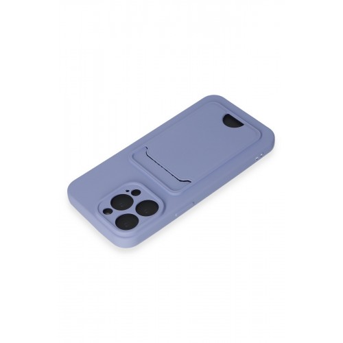 Newface iPhone 14 Pro Max Kılıf Kelvin Kartvizitli Silikon - Lila Newface iPhone 14 Pro Max Kılıf Kelvin Kartvizitli Silikon - Lila