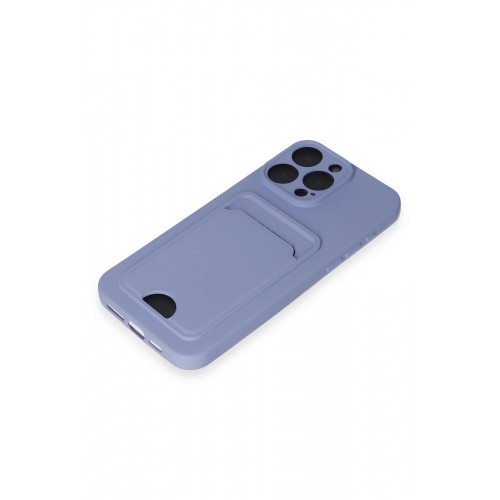 Newface iPhone 14 Pro Max Kılıf Kelvin Kartvizitli Silikon - Lila Newface iPhone 14 Pro Max Kılıf Kelvin Kartvizitli Silikon - Lila