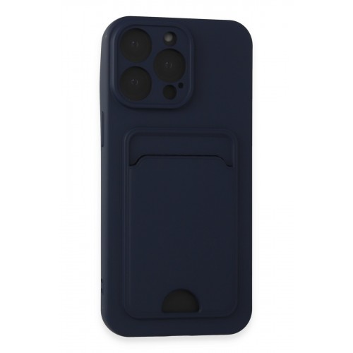 Newface iPhone 14 Pro Max Kılıf Kelvin Kartvizitli Silikon - Lacivert Newface iPhone 14 Pro Max Kılıf Kelvin Kartvizitli Silikon - Lacivert