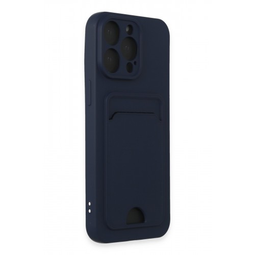 Newface iPhone 14 Pro Max Kılıf Kelvin Kartvizitli Silikon - Lacivert Newface iPhone 14 Pro Max Kılıf Kelvin Kartvizitli Silikon - Lacivert