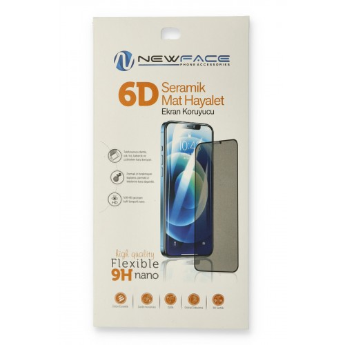 Newface iPhone 14 6D Mat Seramik Hayalet Nano Ekran Koruyucu Newface iPhone 14 6D Mat Seramik Hayalet Nano Ekran Koruyucu