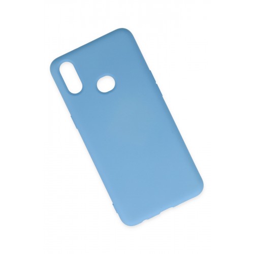 Newface Samsung Galaxy A10S Kılıf Nano içi Kadife Silikon - Mavi Newface Samsung Galaxy A10S Kılıf Nano içi Kadife Silikon - Mavi