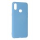 Newface Samsung Galaxy A10S Kılıf Nano içi Kadife Silikon - Mavi Newface Samsung Galaxy A10S Kılıf Nano içi Kadife Silikon - Mavi