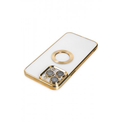 Newface iPhone 13 Pro Max Kılıf Slot Silikon - Gold Newface iPhone 13 Pro Max Kılıf Slot Silikon - Gold