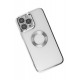 Newface iPhone 14 Pro Kılıf Slot Silikon - Gümüş Newface iPhone 14 Pro Kılıf Slot Silikon - Gümüş