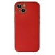 Newface iPhone 14 Plus Kılıf Coco Deri Silikon Kapak - Kırmızı Newface iPhone 14 Plus Kılıf Coco Deri Silikon Kapak - Kırmızı