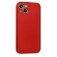Newface iPhone 14 Plus Kılıf Coco Deri Silikon Kapak - Kırmızı Newface iPhone 14 Plus Kılıf Coco Deri Silikon Kapak - Kırmızı