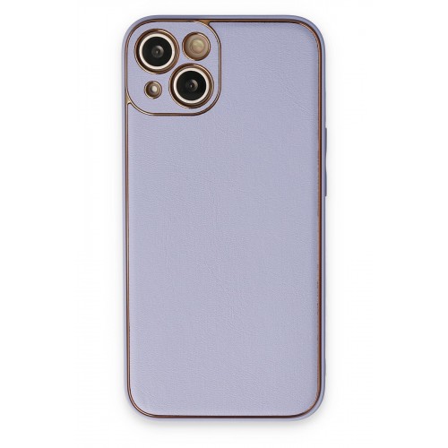 Newface iPhone 14 Plus Kılıf Coco Deri Silikon Kapak - Lila Newface iPhone 14 Plus Kılıf Coco Deri Silikon Kapak - Lila