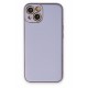 Newface iPhone 14 Plus Kılıf Coco Deri Silikon Kapak - Lila Newface iPhone 14 Plus Kılıf Coco Deri Silikon Kapak - Lila