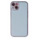 Newface iPhone 14 Plus Kılıf Coco Deri Silikon Kapak - Sky Blue Newface iPhone 14 Plus Kılıf Coco Deri Silikon Kapak - Sky Blue