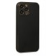 Newface iPhone 14 Pro Kılıf Coco Deri Silikon Kapak - Siyah Newface iPhone 14 Pro Kılıf Coco Deri Silikon Kapak - Siyah